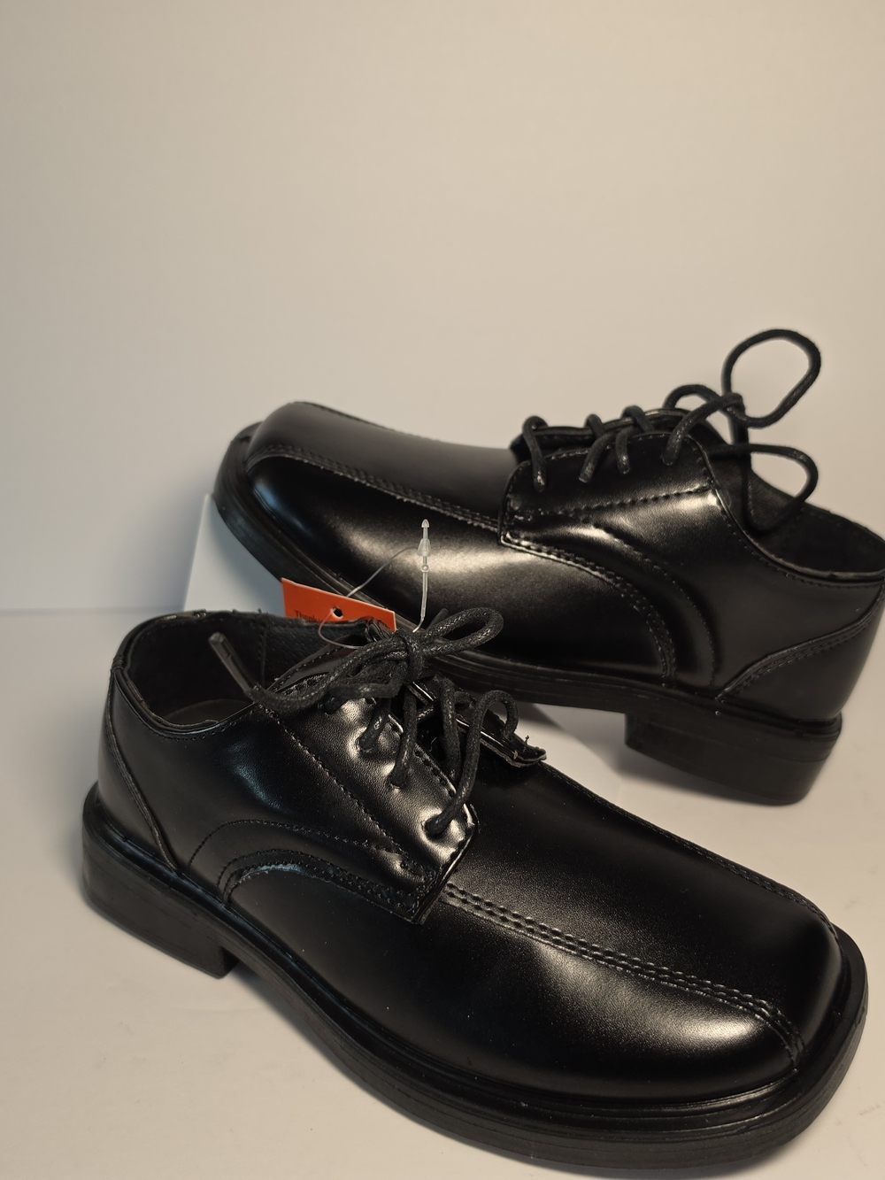 NWT Deer Stags formal Black Kids Lace-Up Dress Shoes Size 12 Toddler